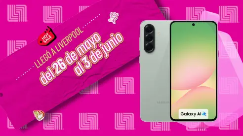 Hot Sale en Liverpool: Samsung A56 con 3 mil pesos de descuento
