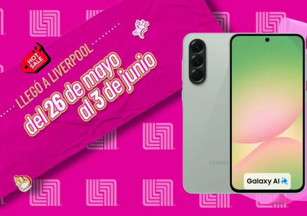 Hot Sale en Liverpool: Samsung A56 con 3 mil pesos de descuento