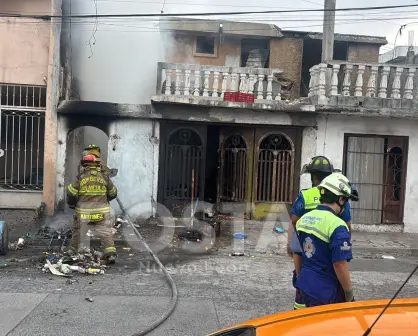 Incendio en San Nicolás de los Garza provoca movilización tras descuido en domicilio