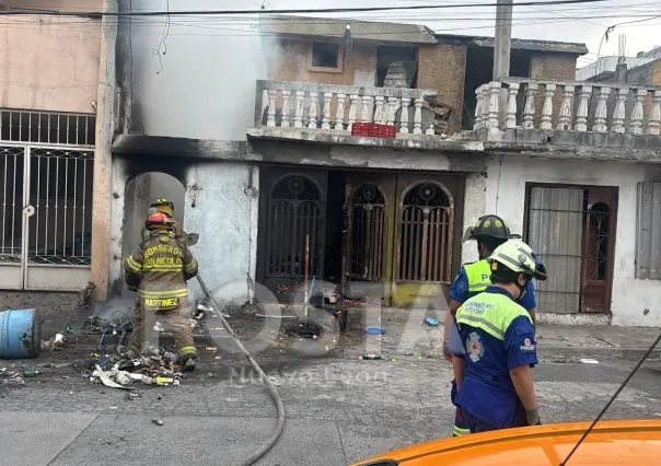 Incendio en San Nicolás de los Garza provoca movilización tras descuido en domicilio