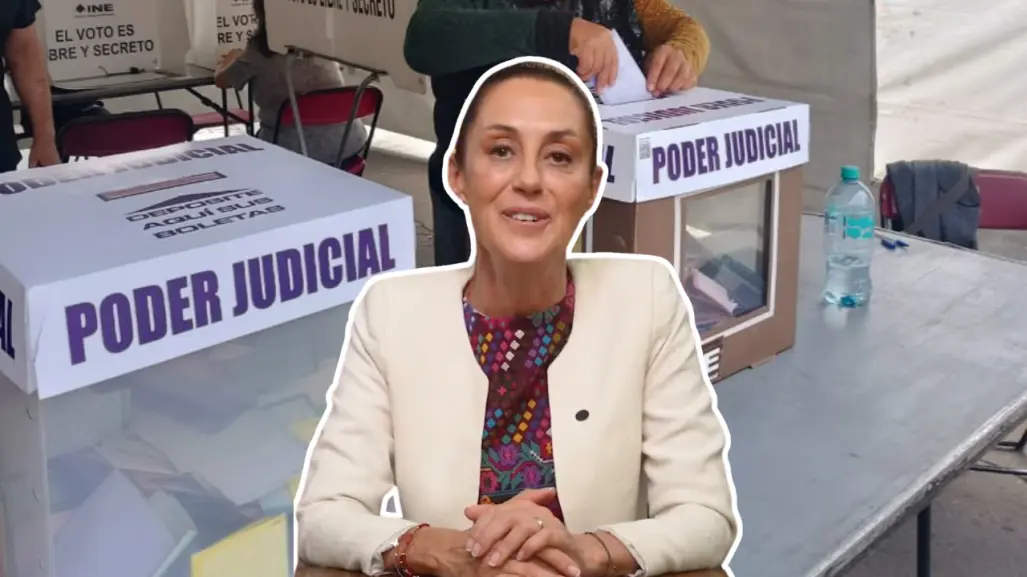 INE da porcentaje de participación ciudadana en elección judicial; Claudia Sheinbaum la llama un éxito