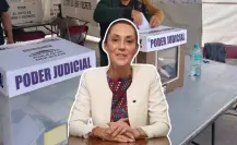 INE da porcentaje de participación ciudadana en elección judicial; Claudia Sheinbaum la llama un éxito