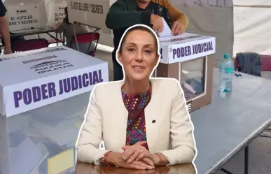 INE da porcentaje de participación ciudadana en elección judicial; Claudia Sheinbaum la llama un éxito