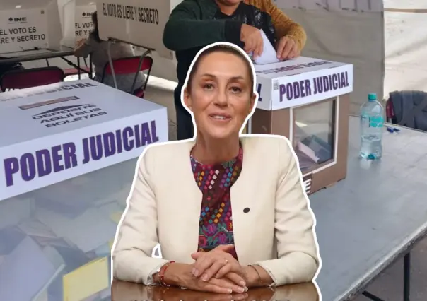 INE da porcentaje de participación ciudadana en elección judicial; Claudia Sheinbaum la llama un éxito