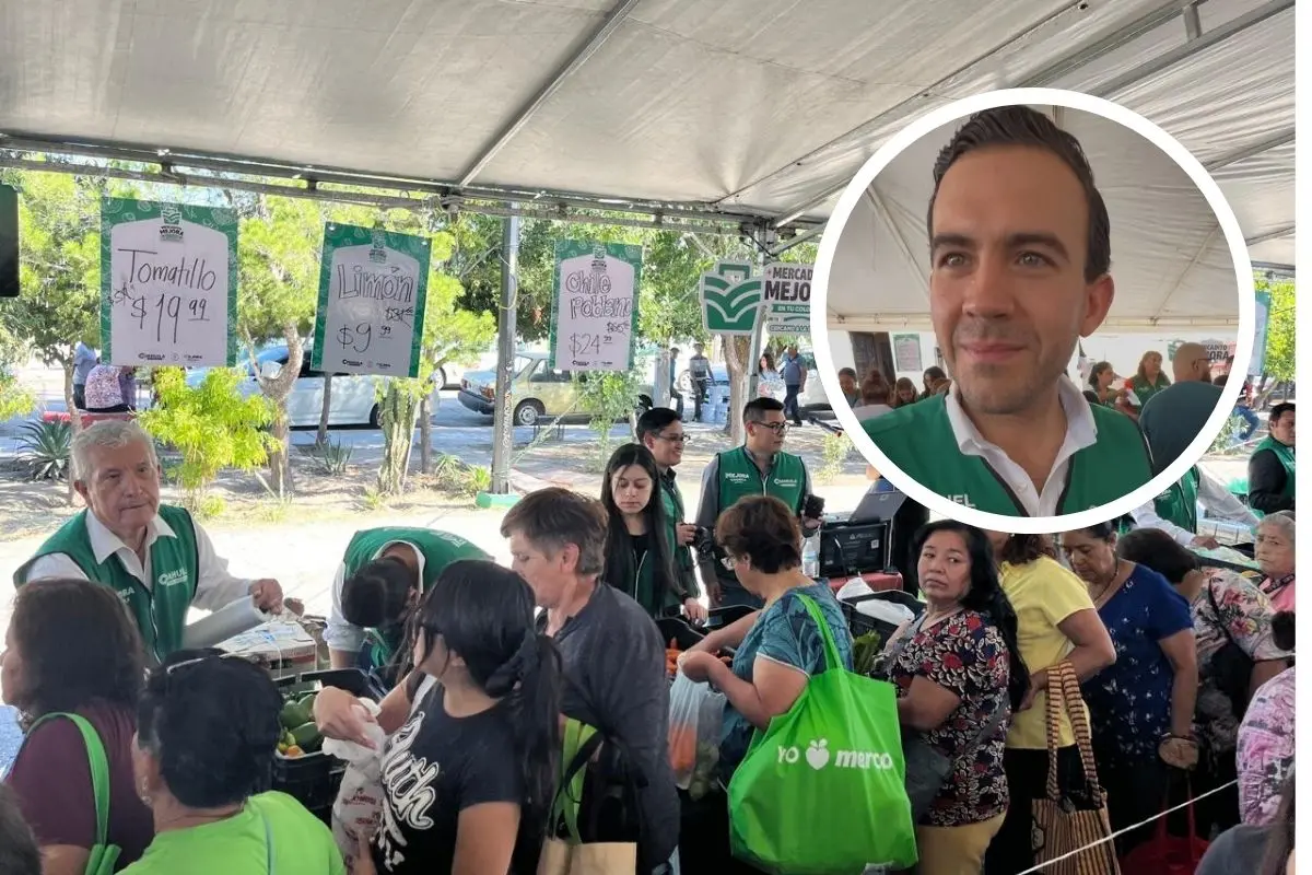 Podrían añadir nuevos productos al Mercadito Mejora según Gabriel Elizondo / Fotos: Marco Juárez | Canva
