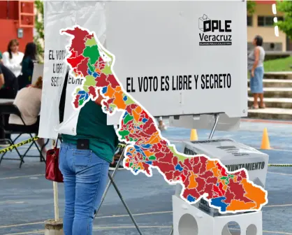 PREP en Veracruz señala que oposición avanza y arrebata municipios a Morena tras elecciones del domingo