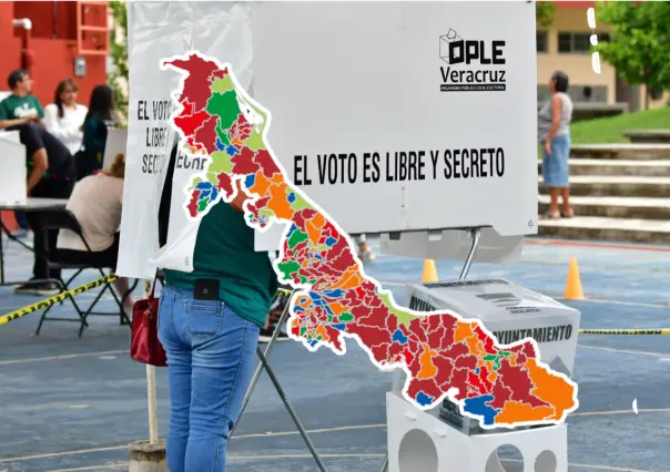 PREP en Veracruz señala que oposición avanza y arrebata municipios a Morena tras elecciones del domingo