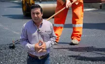 Raúl Cantú arranca obras de pavimentación en colonia Laureles de Salinas Victoria
