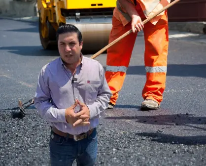 Raúl Cantú arranca obras de pavimentación en colonia Laureles de Salinas Victoria