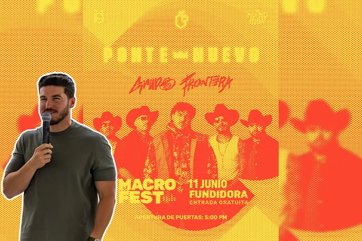A través de sus redes sociales, el gobernador de Nuevo León, Samuel García, dio a conocer que el grupo musical “Grupo Frontera” ofrecerá un concierto gratuito en el Parque Fundidora. Foto: Samuel García