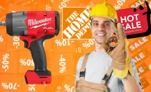 The Home Depot te regala un kit de batería Milwaukee en la compra de esta llave de impacto
