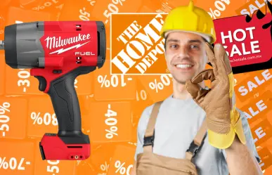 The Home Depot te regala un kit de batería Milwaukee en la compra de esta llave de impacto