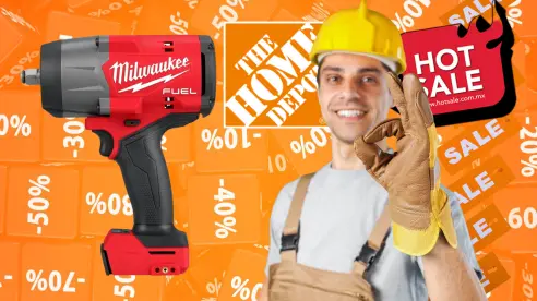 The Home Depot te regala un kit de batería Milwaukee en la compra de esta llave de impacto