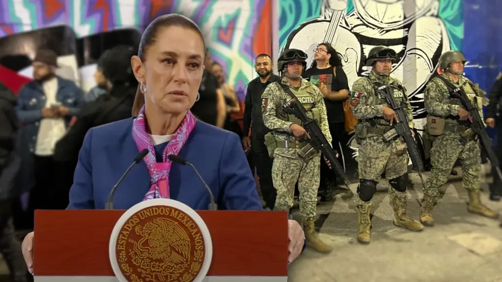Operativo en Multiforo Alicia desata revisión de protocolos del Ejército, anuncia Sheinbaum