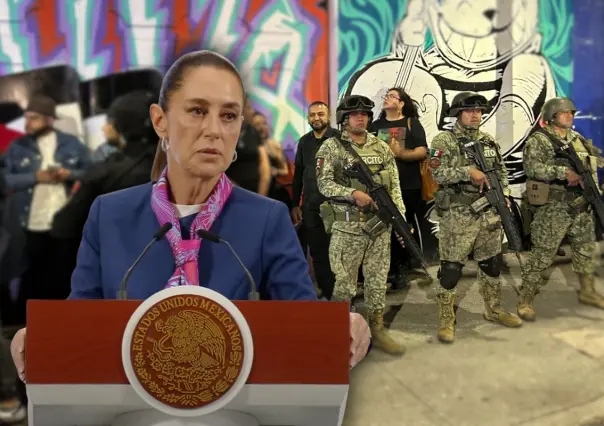 Operativo en Multiforo Alicia desata revisión de protocolos del Ejército, anuncia Sheinbaum