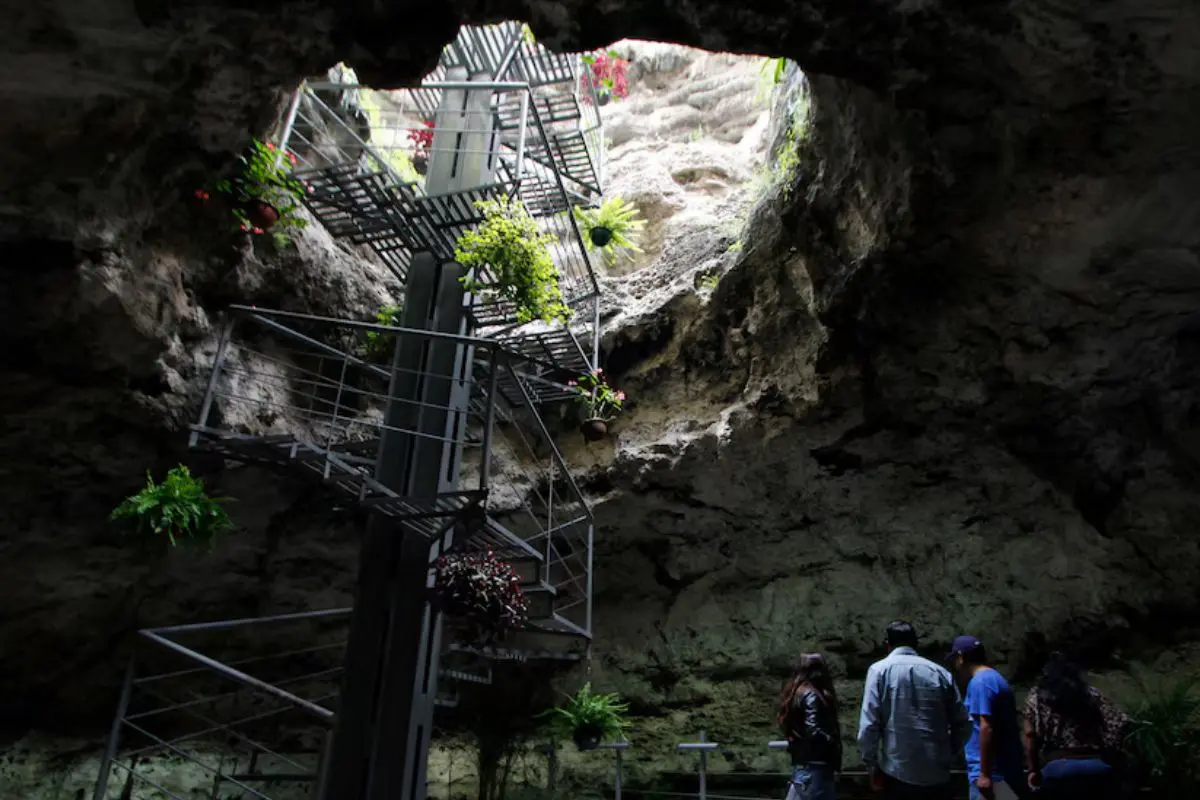 Interior del volcán Cuexcomate. Foto: X (@yosoypueblacom)