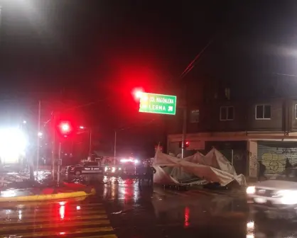 Granizo y lluvias paralizan el Edomex: calles y hospitales bajo el agua