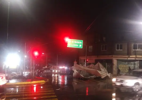 Granizo y lluvias paralizan el Edomex: calles y hospitales bajo el agua