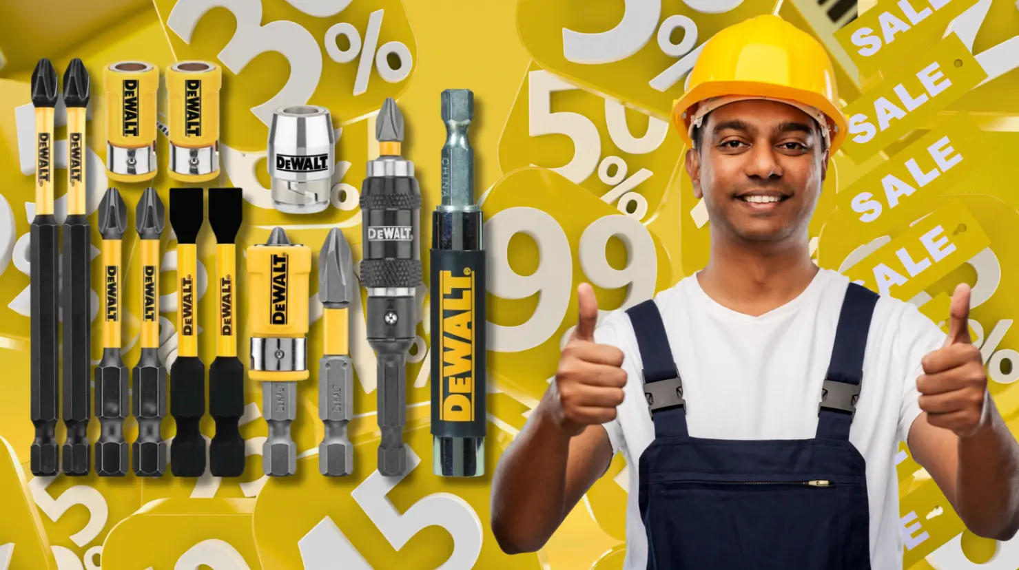 AliExpress tiene este kit de herramientas DeWalt por solo 28 pesos. Foto: Canva | AliExpress.