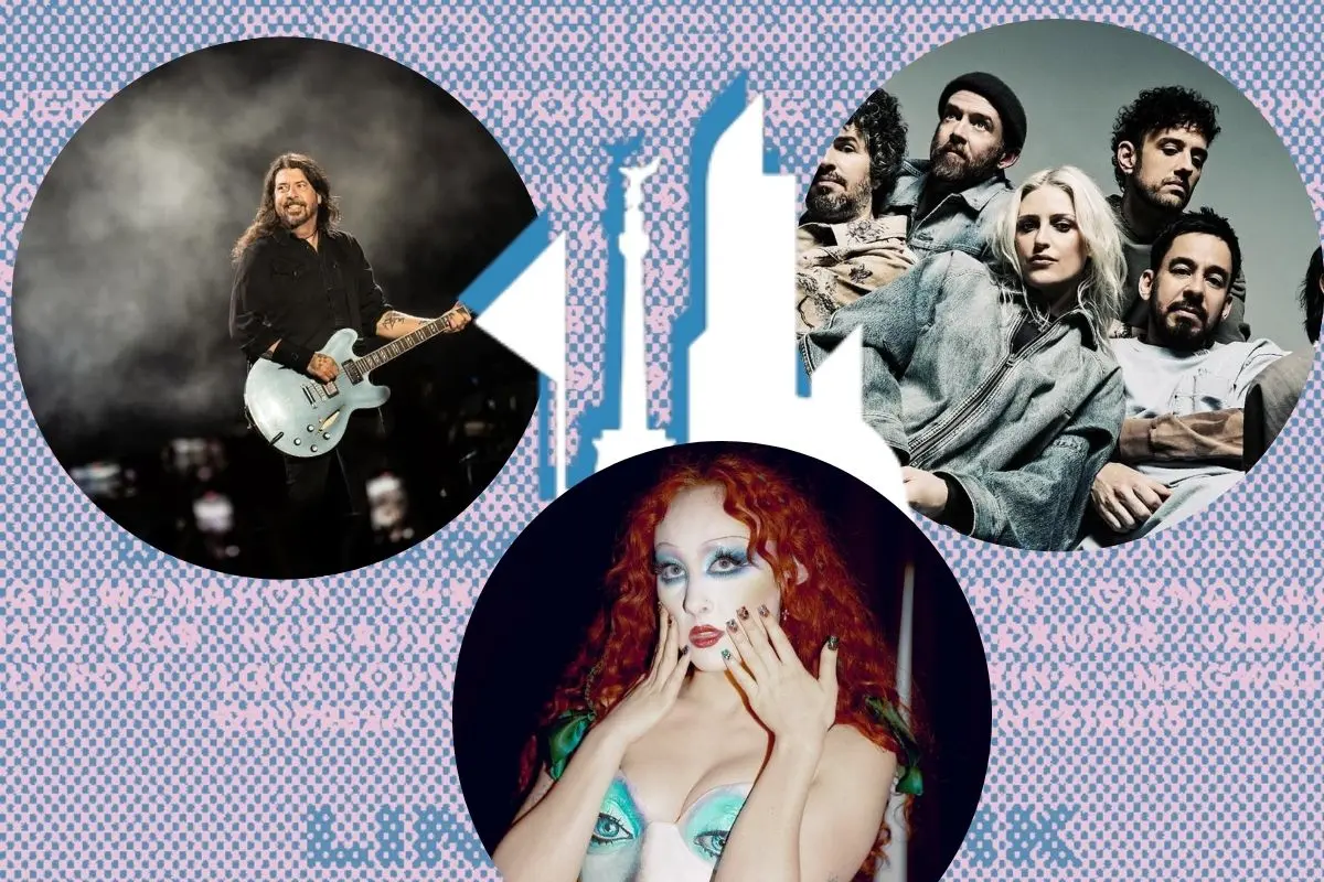 Descubre los artistas que conforman el Corona Capital 2025. FOTO: CANVA/IG: @coronacapital, @chappelroan, @foofighter, @linkinpark
