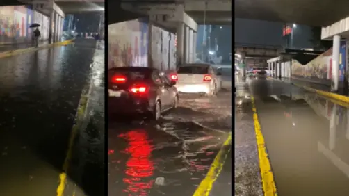 VIDEO | Lluvias intensas en Edomex provocan inundaciones y caos vial en el Valle de Toluca