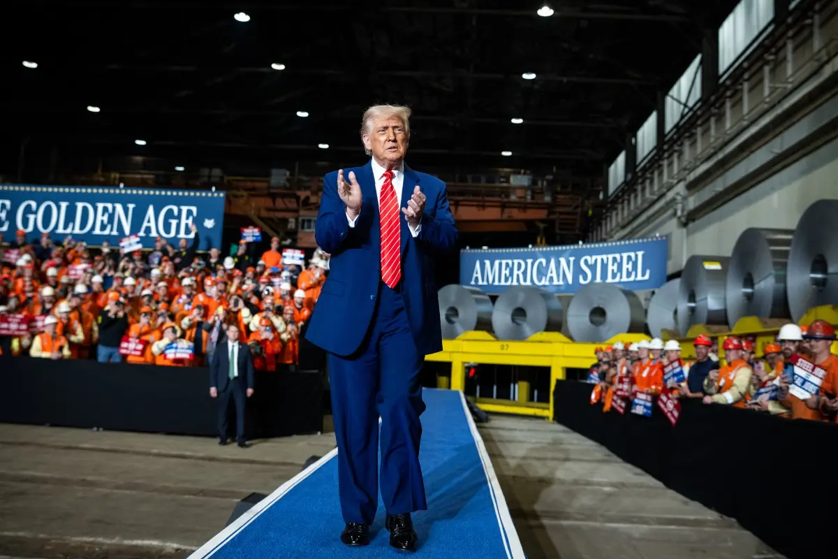 Donald Trump en conferencia con simpatizantes Foto: X(Twitter) @WhiteHouse