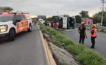 Reabren circulación de carretera Nacional tras fatal volcadura en Hualahuises