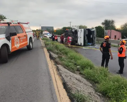 Reabren circulación de carretera Nacional tras fatal volcadura en Hualahuises