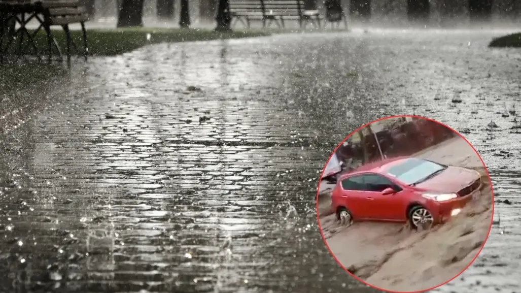 Fuertes tormentas e inundaciones azotan al país; autos son arrastrados por la corriente