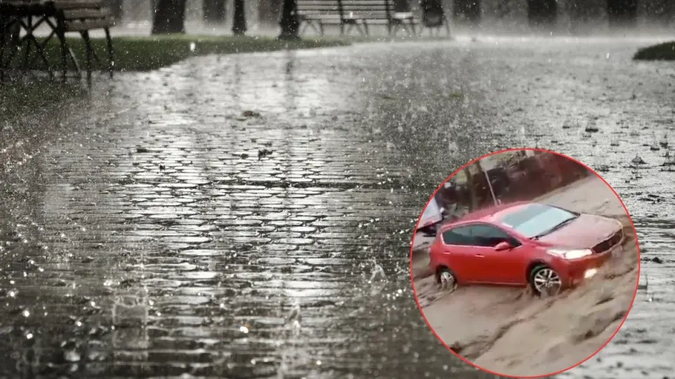 Fuertes tormentas e inundaciones azotan al país; autos son arrastrados por la corriente Fuertes tormentas e inundaciones azotan al país; autos son arrastrados por la corriente