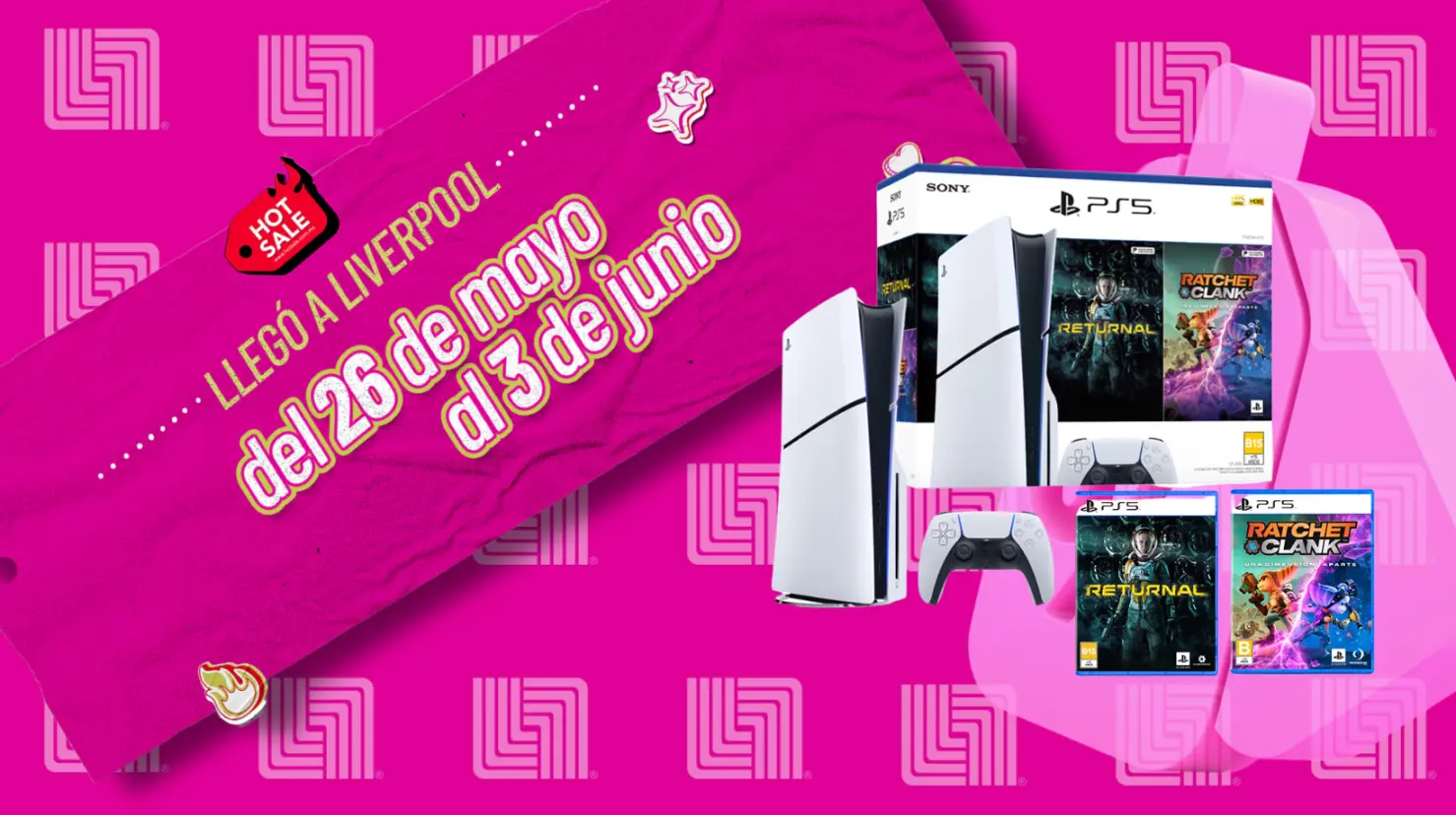 Liverpool te regala 2 videojuegos en la compra de este PlayStation 5 con 30% de descuento. Foto: Canva.
