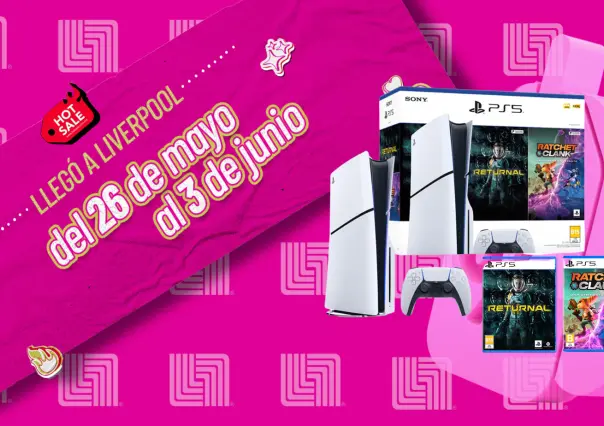 Liverpool te regala 2 videojuegos en la compra de este PlayStation 5 con 30% de descuento