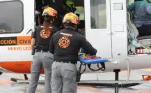 Menores lesionados por volcadura en Hualahuises serán trasladados en helicóptero al Hospital Materno Infantil