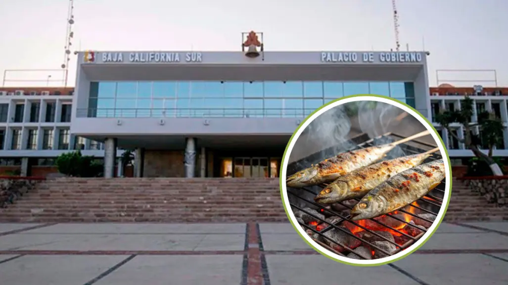 Pescadores de BCS protestan frente a Gobierno y cocinan pescado contra acusaciones de huachicoleo