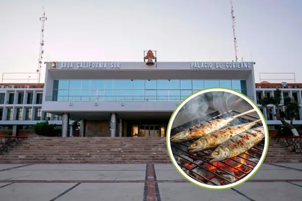 Pescadores de BCS protestan frente a Gobierno y cocinan pescado contra acusaciones de huachicoleo
