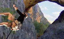 Conoce El Puente de Dios, el lugar perfecto para los amantes del rapel en Nuevo León