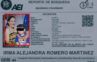 Solicitan el apoyo de búsqueda de madre e hijo desaparecidos en Santiago