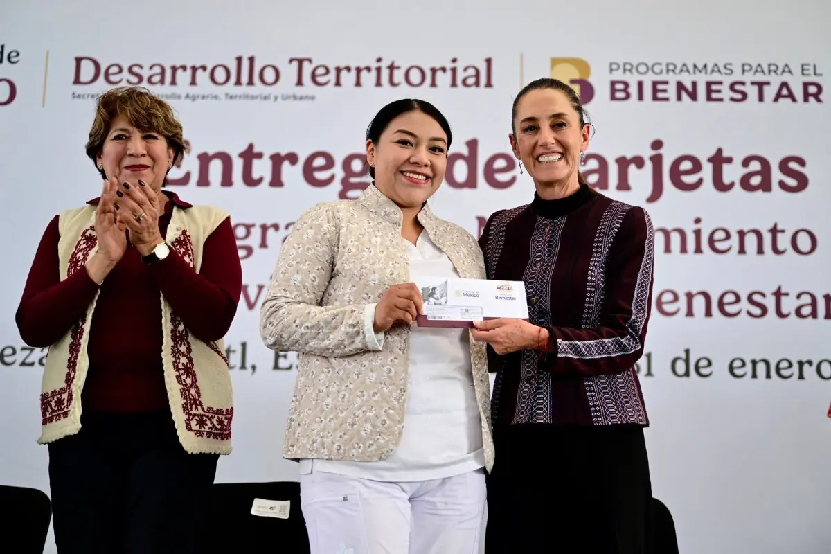 En junio comienza el registro del programa Vivienda para el Bienestar en Edomex. Foto: @ delfinagomeza (X)