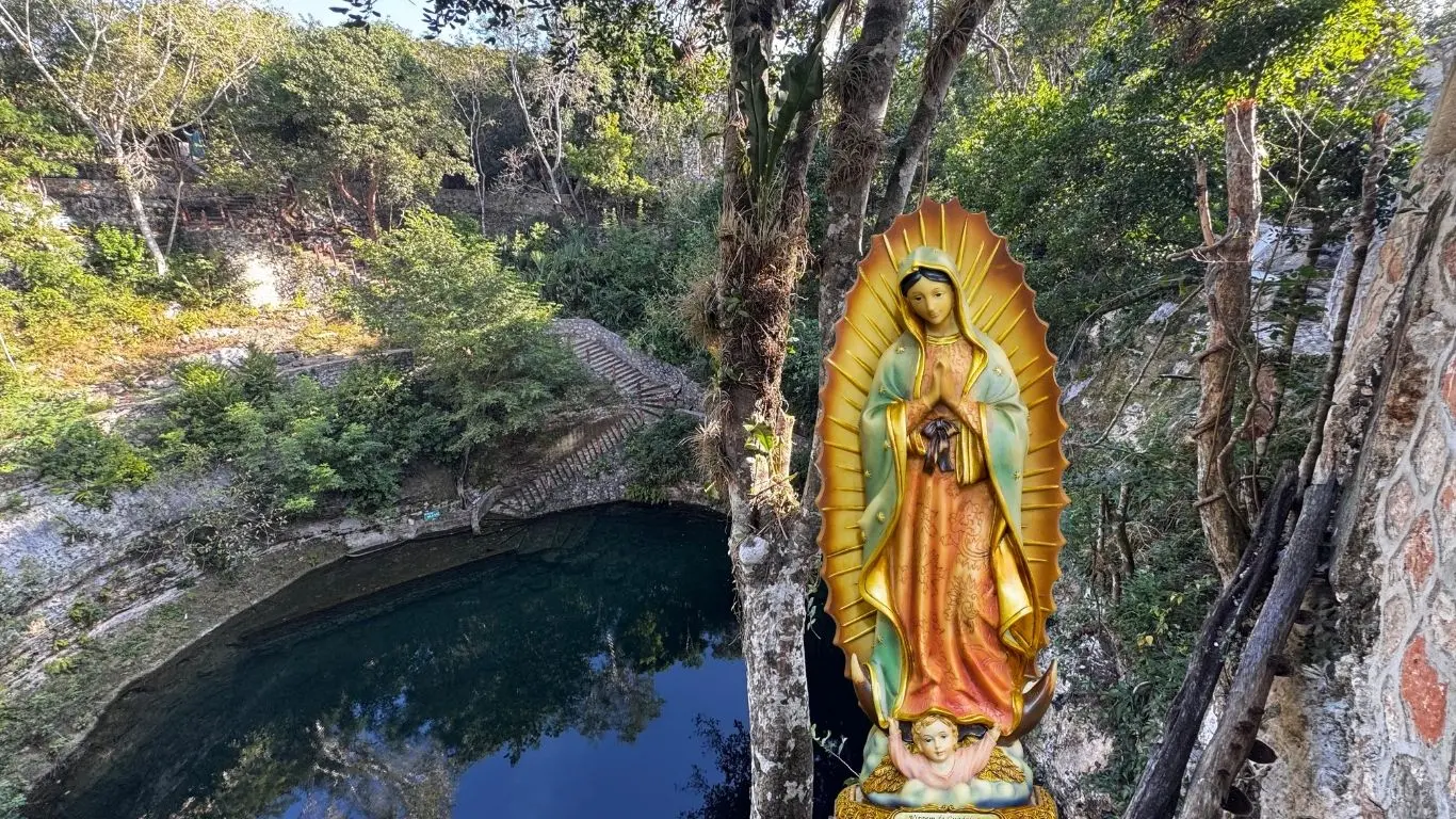 ¿Cómo se formó el altar natural de la Virgen de Guadalupe?. Foto: Irving Gil / Canva