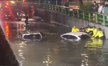VIDEO |Rescatan a pasajeros  atrapados por fuertes lluvias en CDMX