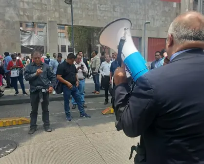 Abogados de CDMX realizan protesta tras paro de juzgados