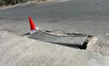 Vecinos de Caucel exigen cambio de alcantarilla por los constantes accidentes
