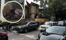 Lluvias en CDMX no solo dejan afectaciones viales, esta casa por poco y se derrumba