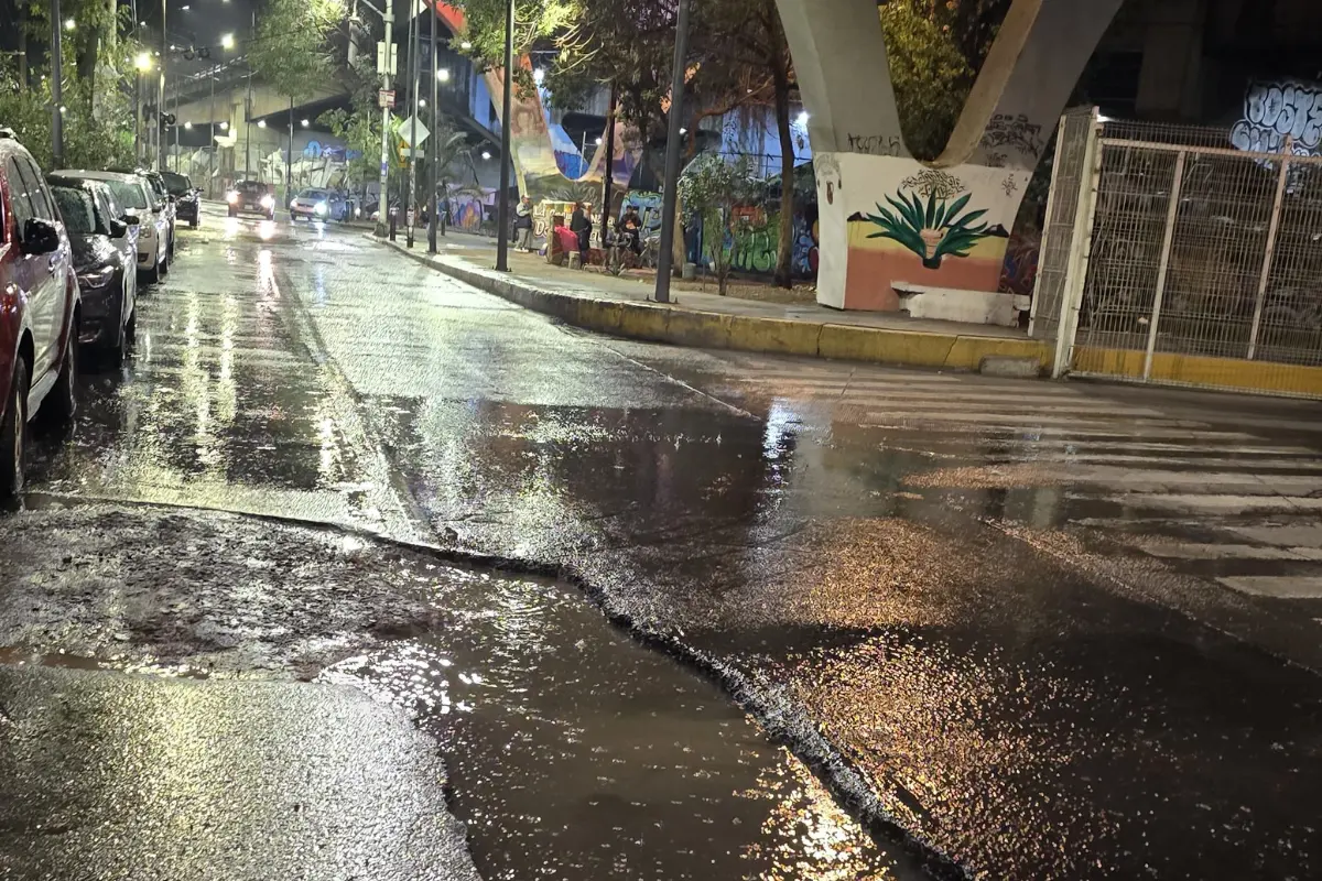 Comienzan las lluvias en CDMX. Foto: Luis Antonio Alfaro