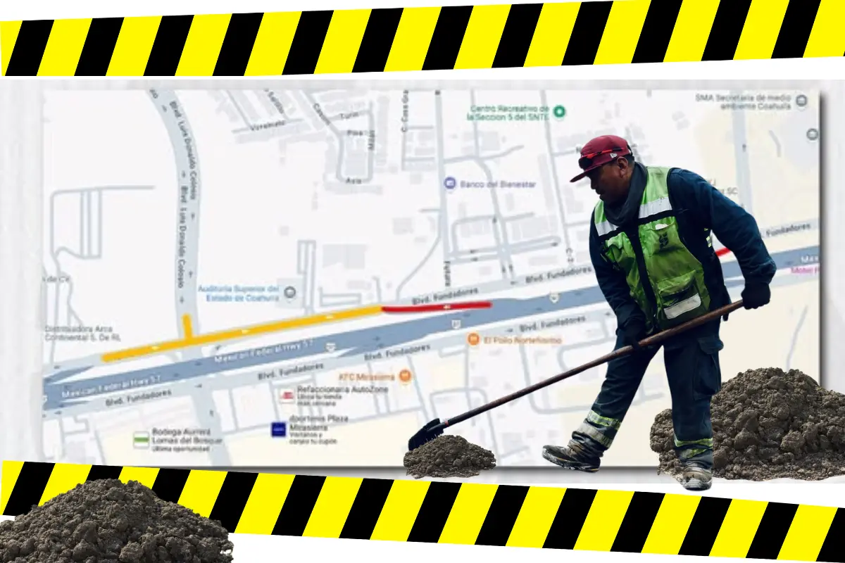 Se recomienda tomar rutas alternas y prever tiempos de traslado, especialmente durante las horas pico. /Foto: Gobierno Municipal de Saltillo/ Canva