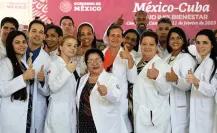 Claudia Sheinbaum niega trabajo forzoso de médicos cubanos ante restricciones de visas de EU