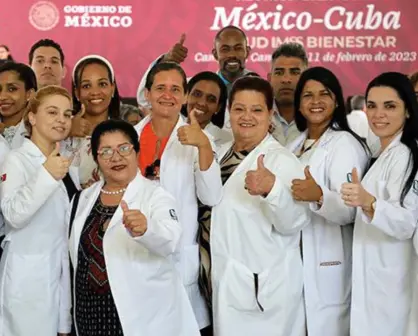 Claudia Sheinbaum niega trabajo forzoso de médicos cubanos ante restricciones de visas de EU