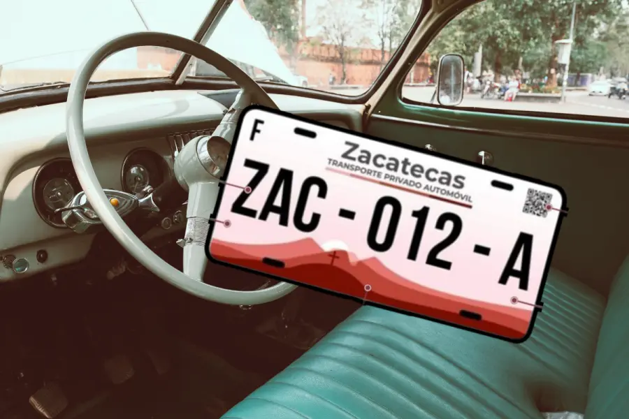 ¿Cómo tramitar placas para autos antiguos en Zacatecas?