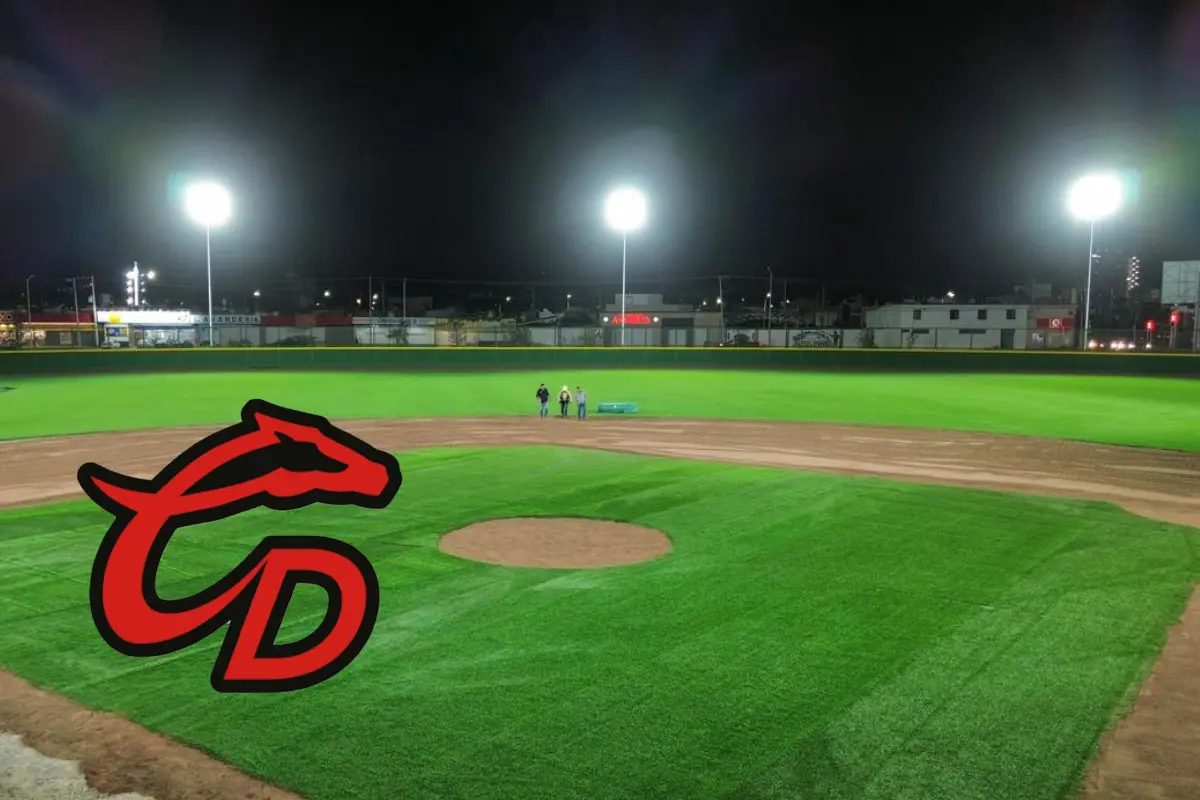 Caliente de Durango estuvo asesorando la construcción del nuevo estadio de beisbol. Foto: Especial.