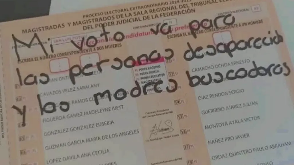 Votos nulos marcan elección judicial en Tamaulipas: 4 de cada 10 quedaron sin efecto